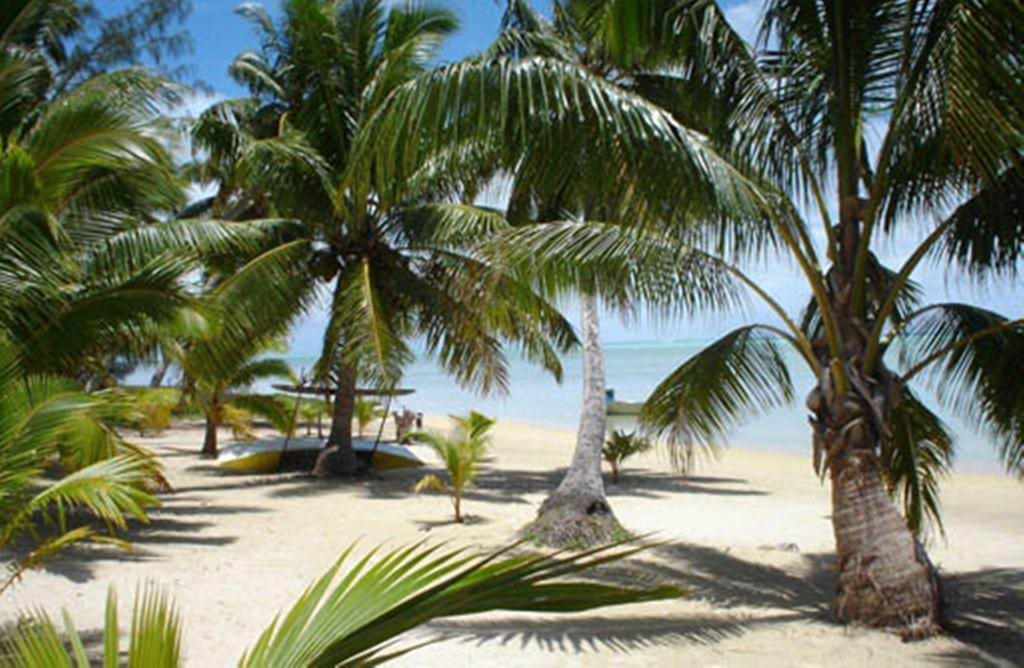 Paparei Beachfront Bungalows, Aitutaki Arutanga Eksteriør billede