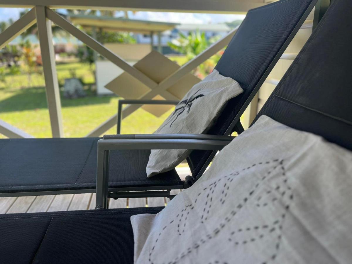 Paparei Beachfront Bungalows, Aitutaki Arutanga Eksteriør billede