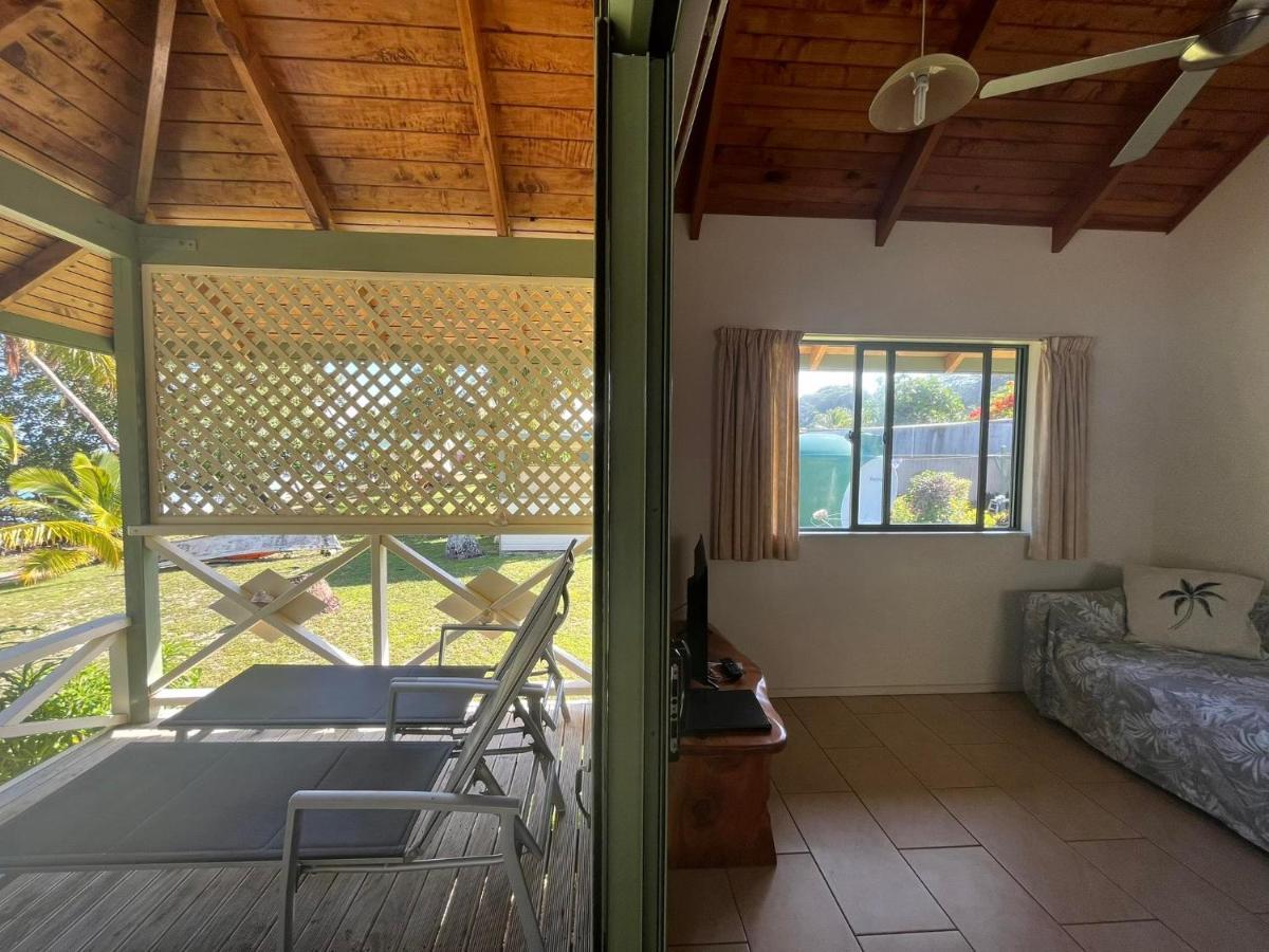 Paparei Beachfront Bungalows, Aitutaki Arutanga Eksteriør billede